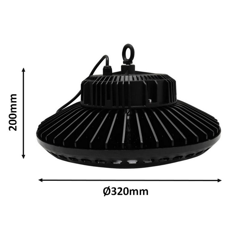 Suspension Industrielle HighBay UFO 200W IP65 - Silamp France