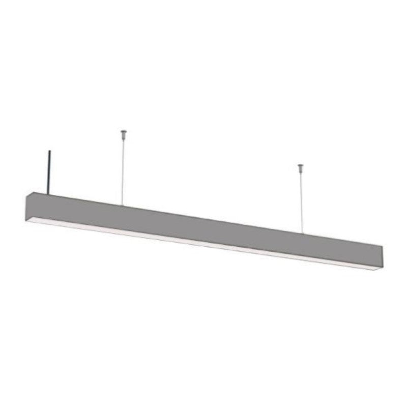 Suspension Linéaire LED 120cm 40W Interconnectable GRIS - Silamp France