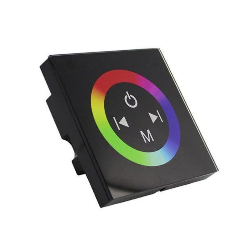 Variateur LED RGB Tactile Noir 12V/24V - Silamp France